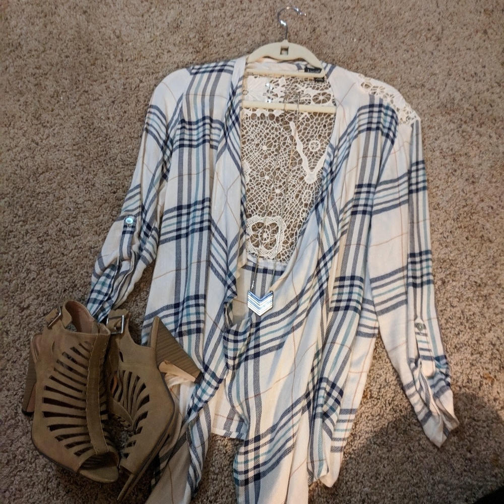 Living doll open cardigan